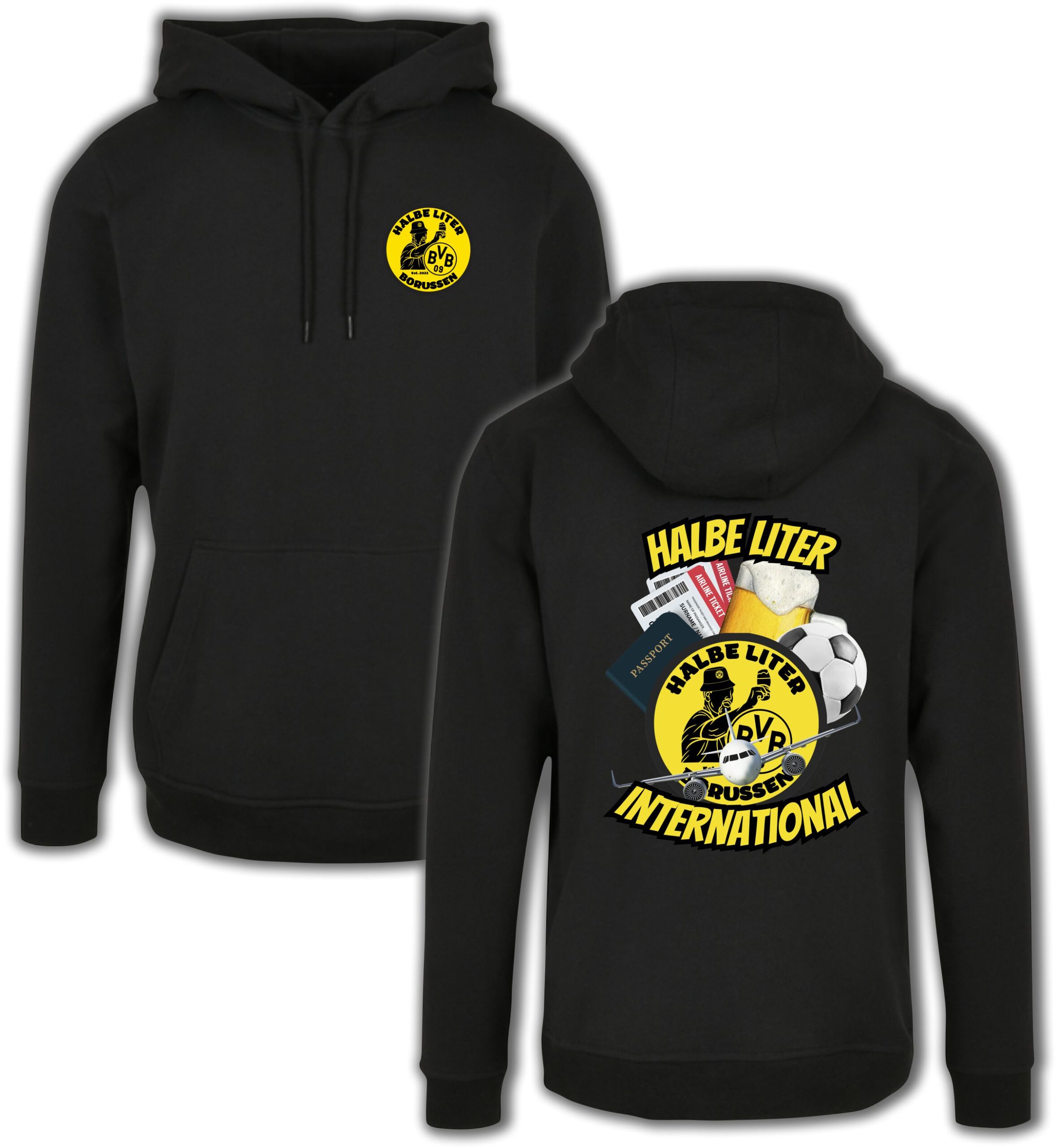 halbe Liter Borussen International Hoodie